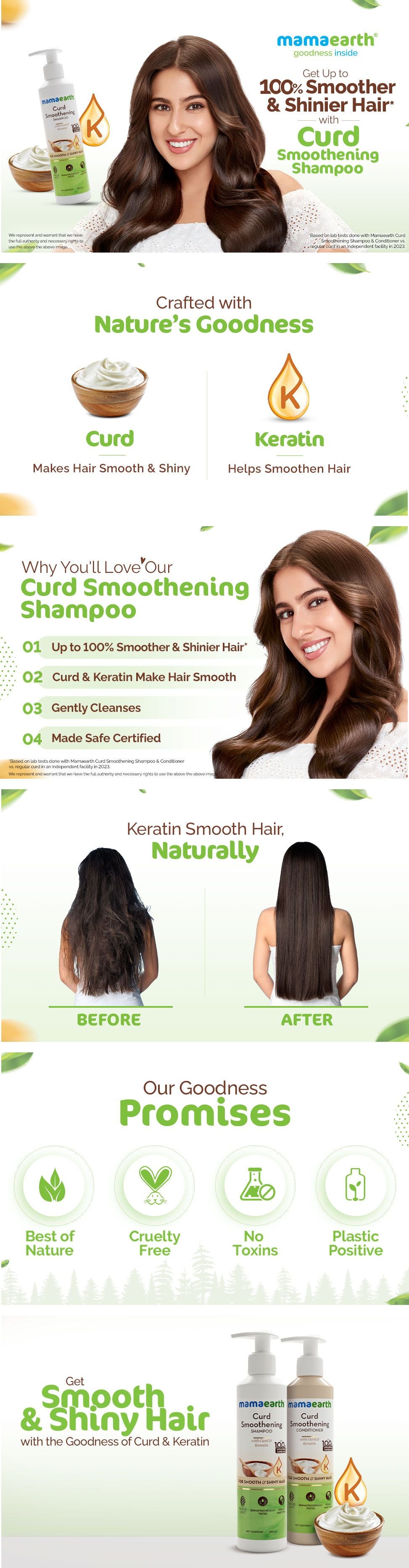 About Mamaearth Curd Smoothening Shampoo