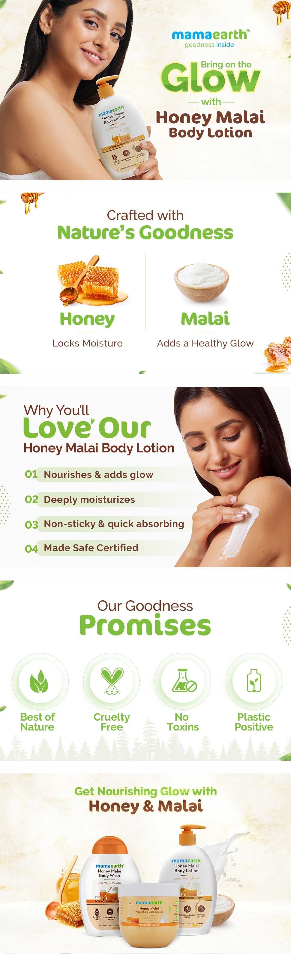 Results of Honey Malai Body Lotion