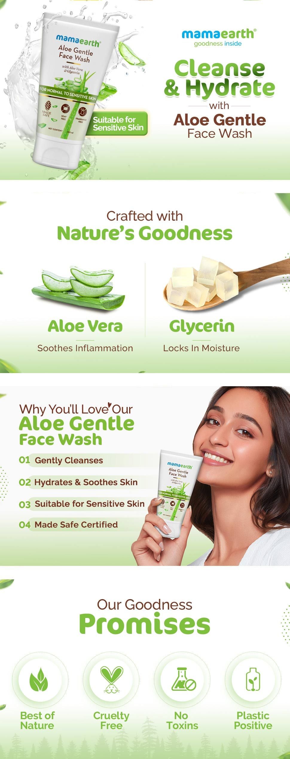 Benefits of Aloe Gentle Cleanser