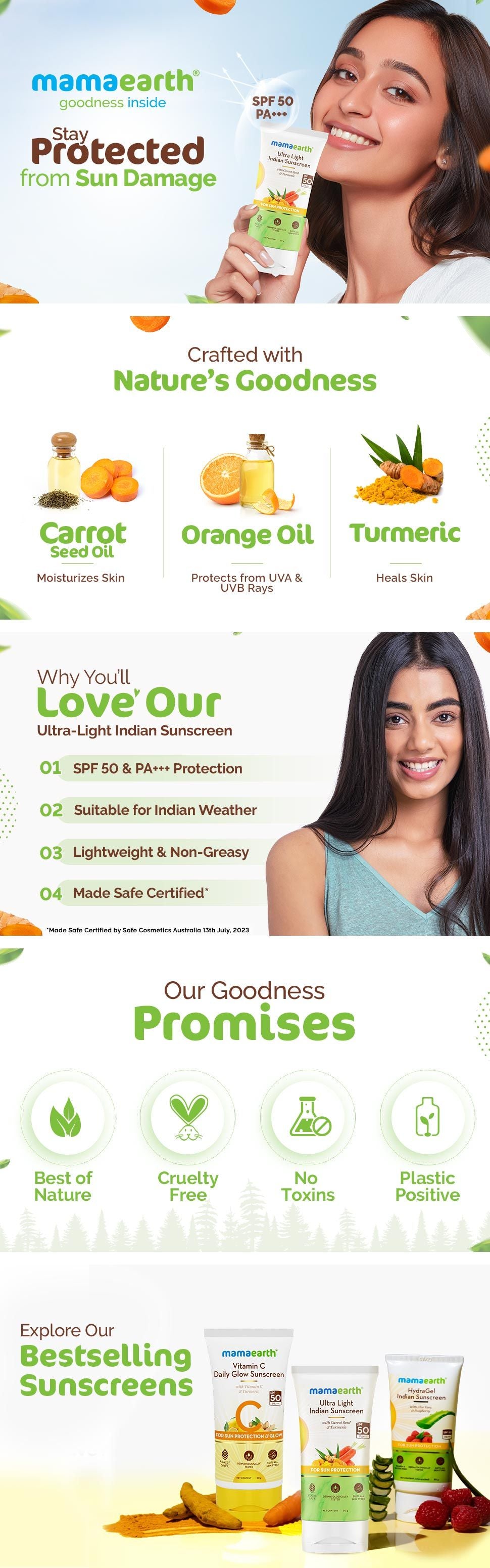 About Mamaearth Sunscreen