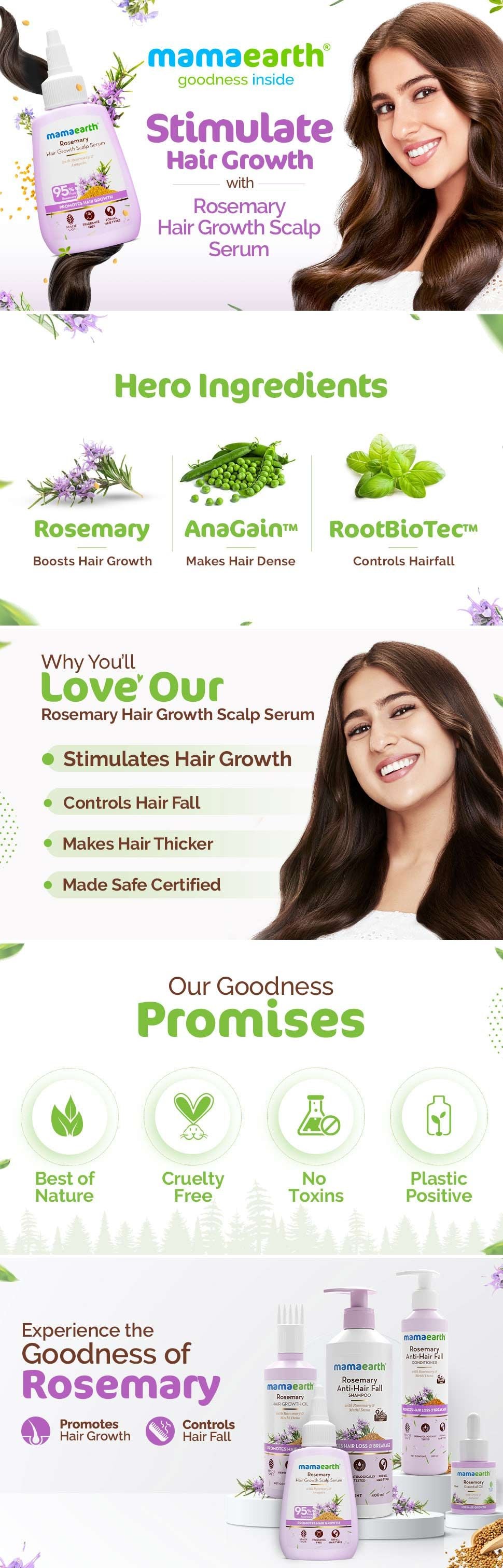 Results of Mamaearth Rosemary Hair Growth Scalp Serum