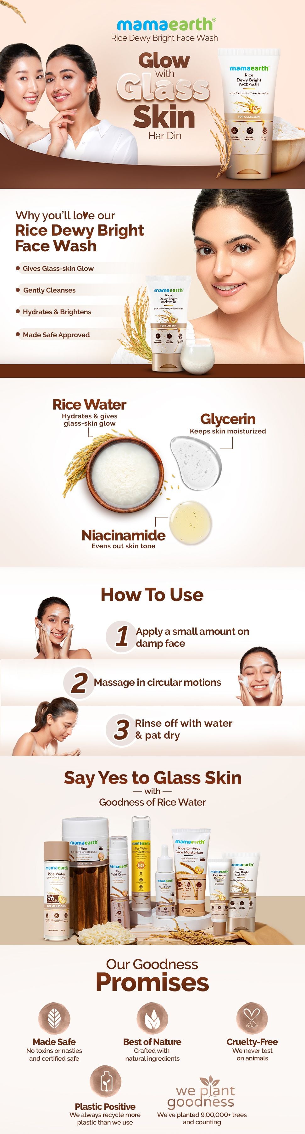 Results of Rice Face Wash