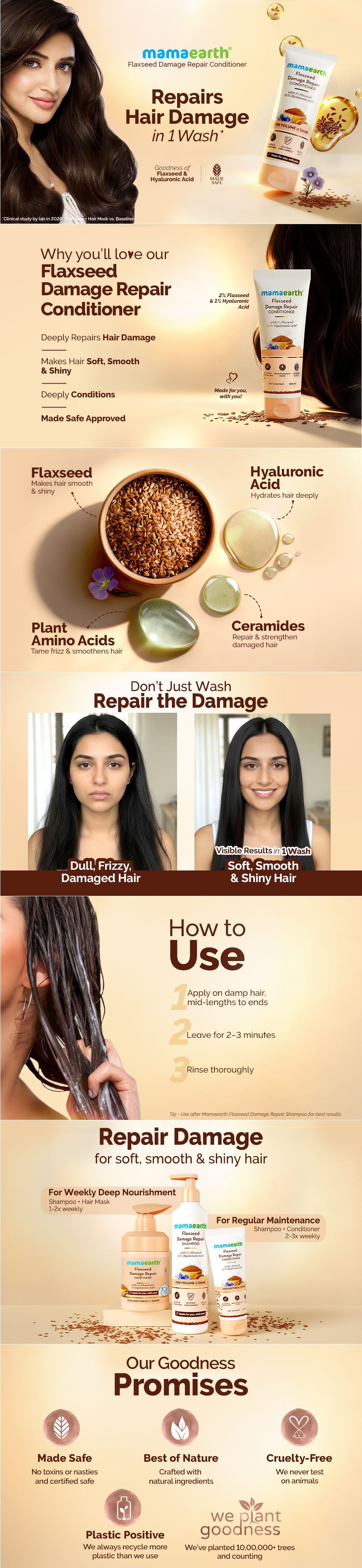 About Flaxseed Damage Repair Conditioner