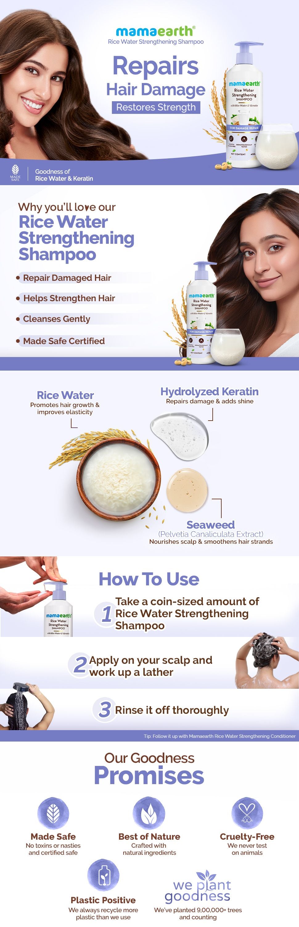 About Rice Water Strengthening Shampoo