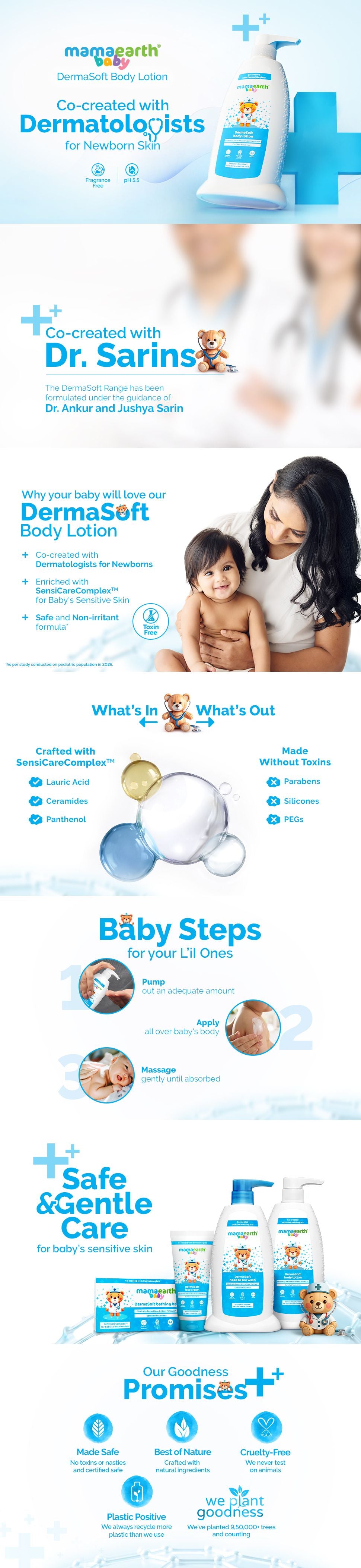 About Mamaearth Baby DermaSoft Body Lotion
