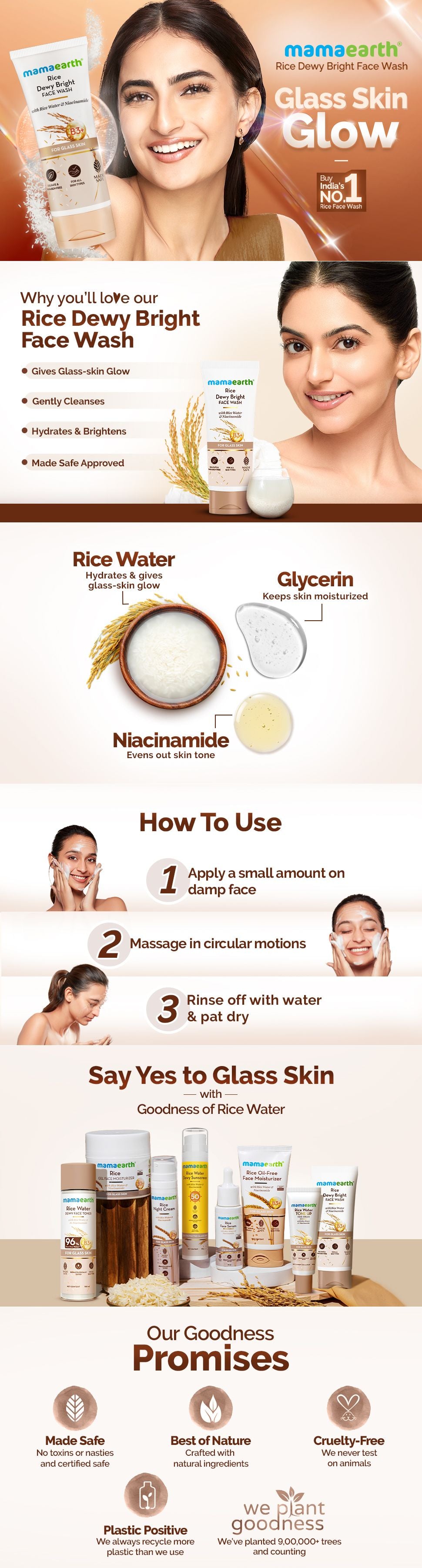 Results of Rice Face Wash