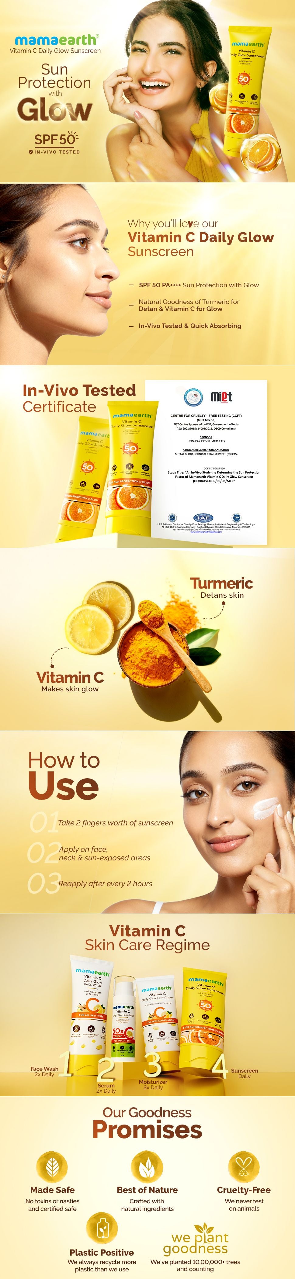 About Vitamin C Daily Glow Sunscreen