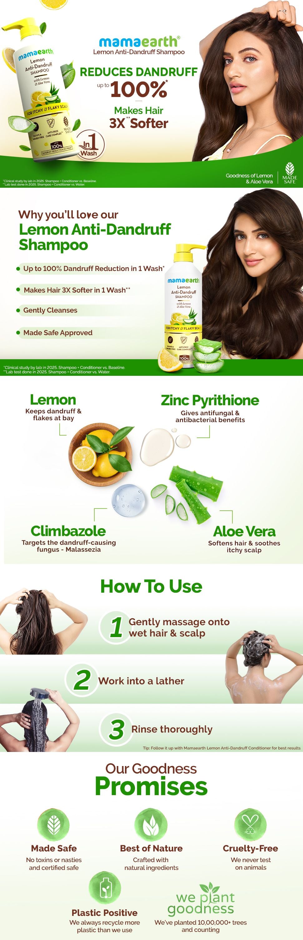 About Lemon Anti-Dandruff Shampoo
