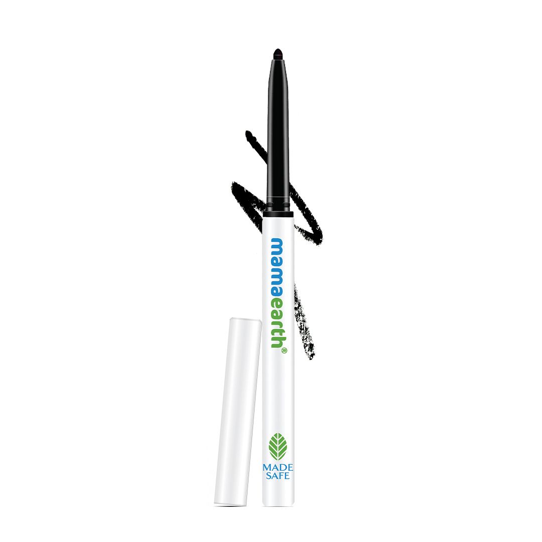 Charcoal Black Long Stay Kajal with Vitamin C & Chamomile for 11-Hour Smudge-free Stay