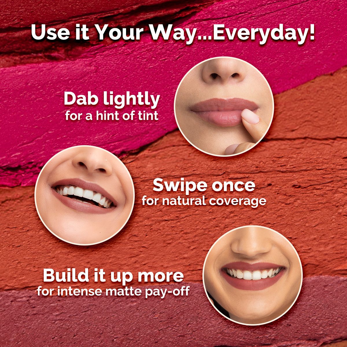 Moisture Matte Long Stay Lipstick Gift Set - Bright and Bold