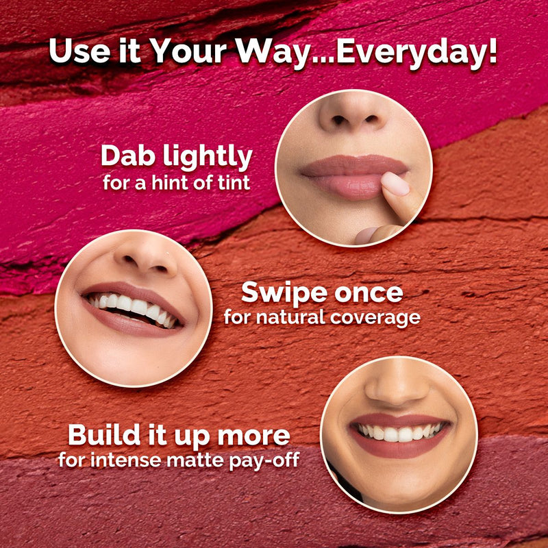 Moisture Matte Long Stay Lipstick Gift Set - Bright and Bold