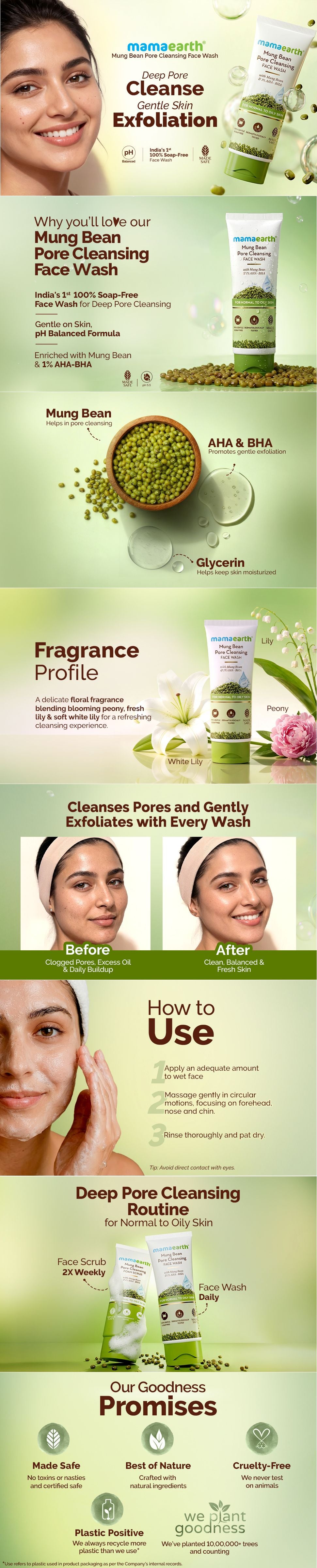 About Mung-Bean Facewash