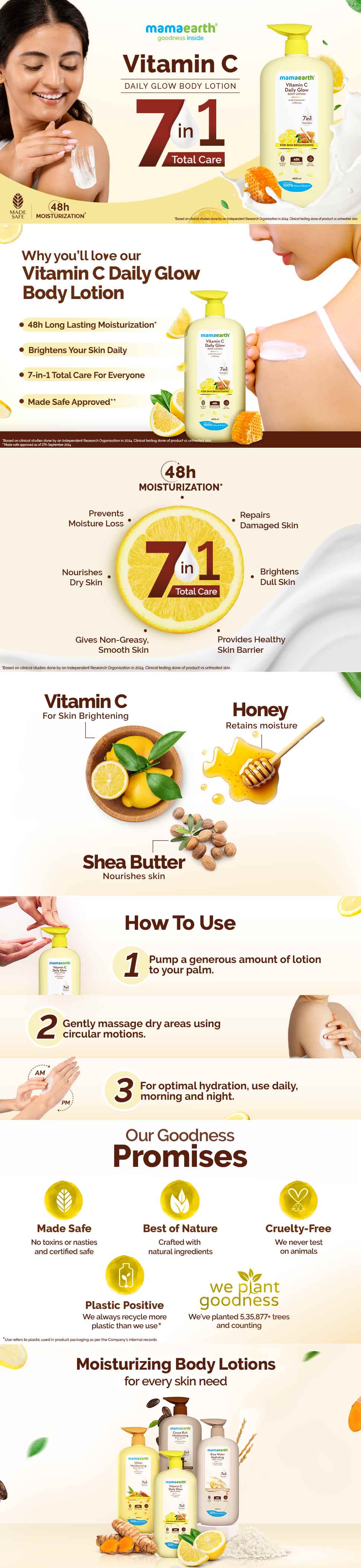 About Mamaearth Vitamin C Daily Glow Body Lotion
