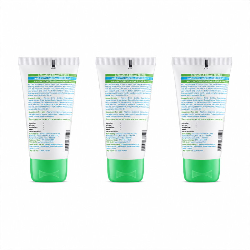 Mineral Based Sunscreen 50ml (Pack of 3)