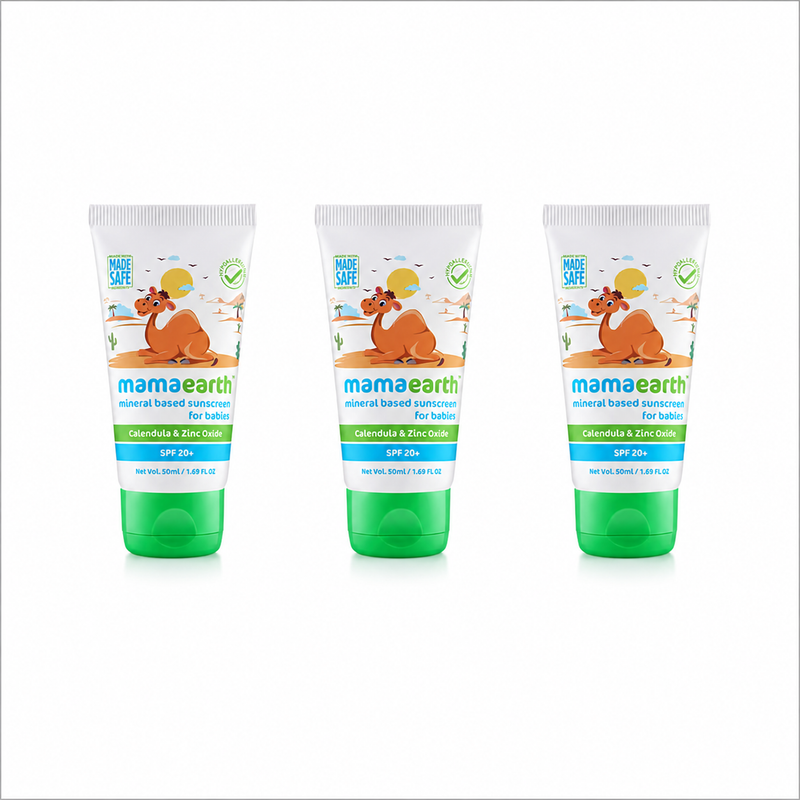 Mineral Based Sunscreen 50ml (Pack of 3)