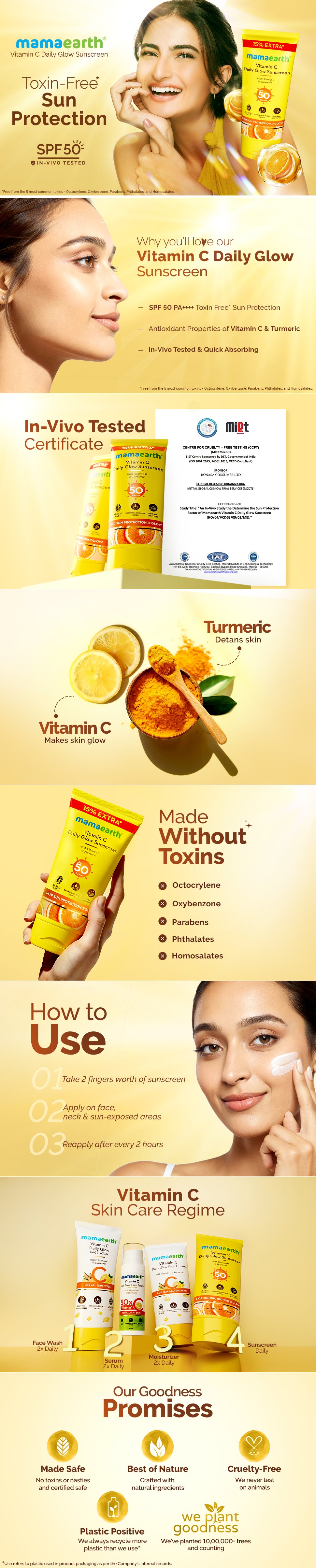 About Vitamin C Daily Glow Sunscreen