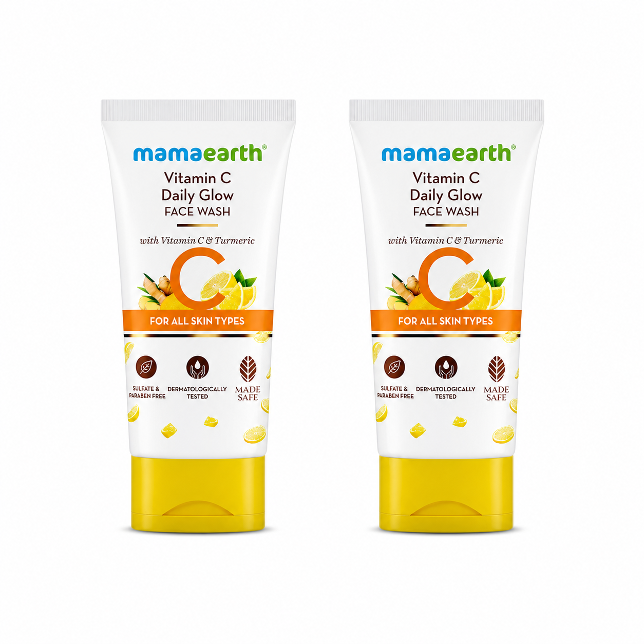 Vitamin C Face Wash with Vitamin C and Turmeric – 150ml (Pack of 2)
