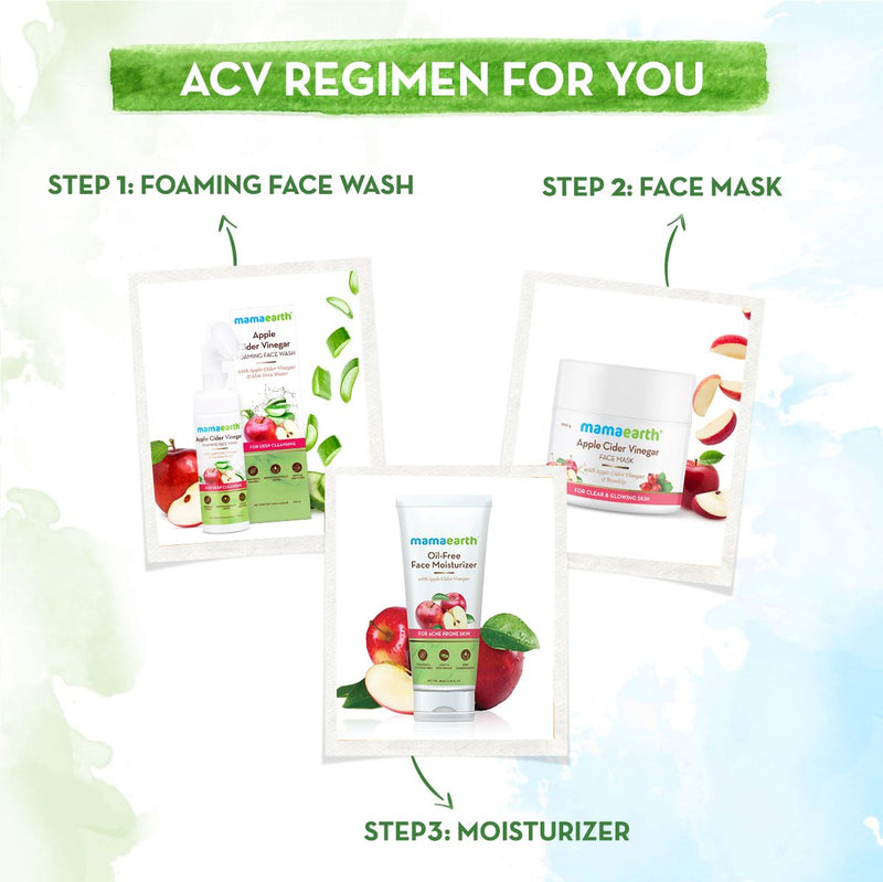 Apple Cider Vinegar Face Mask With Apple Cider Vinegar & Rosehip Oil for Clear and Glowing Skin – 100 g