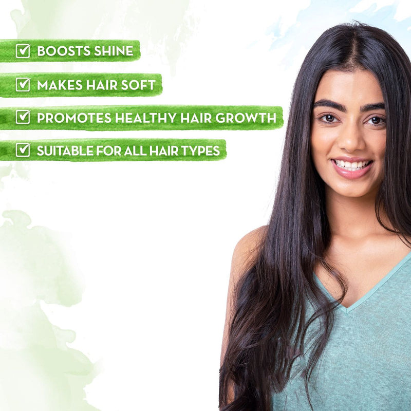Apple Cider Vinegar Hair Mask with Organic Apple Cider Vinegar and Biotin for Long and Shiny Hair - 200 g