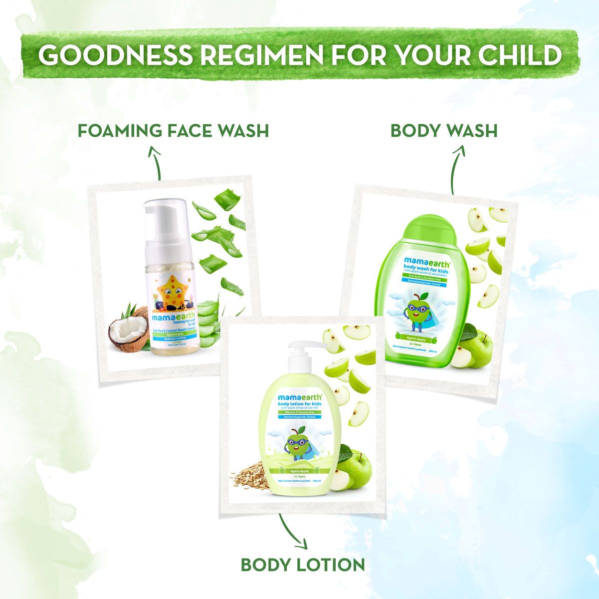 Agent Apple Body Lotion for Kids with Apple & Oat Milk– 400 ml