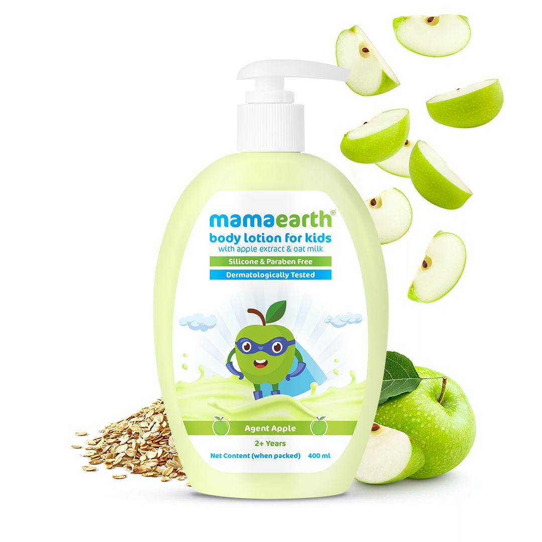 Agent Apple Body Lotion for Kids with Apple & Oat Milk-- 400 ml
