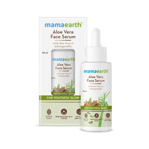 Aloe Vera Face Serum with Aloe Vera & Ashwagandha for a Youthful Glow