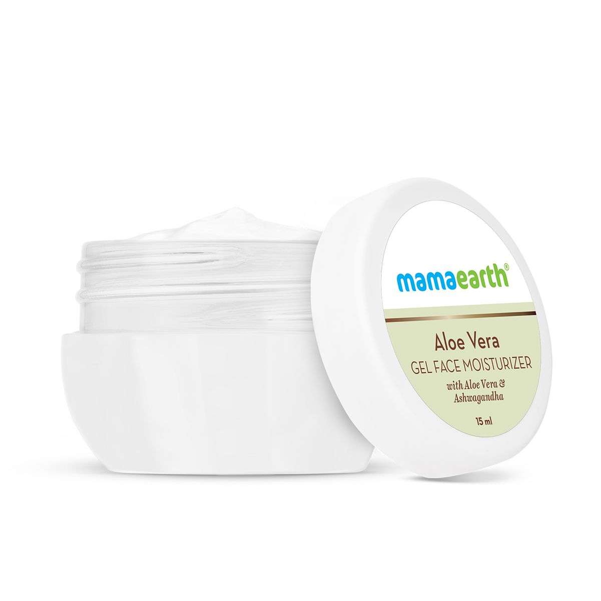 Aloe Vera Gel Face Moisturizer with Aloe Vera & Ashwagandha for a Youthful Glow - 15g
