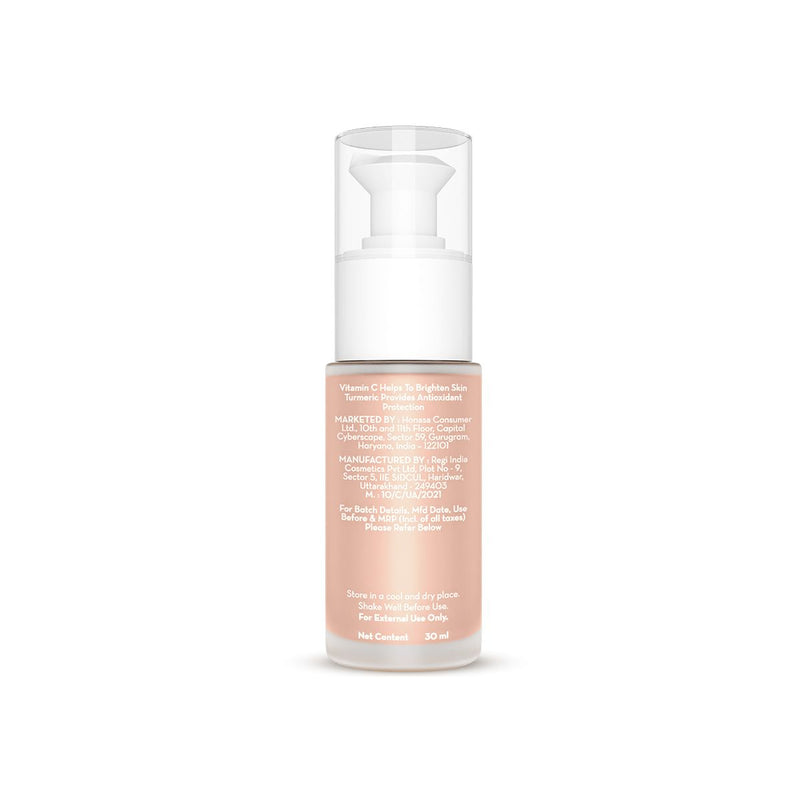 Hydra-Glow Full Coverage Foundation With Vitamin C & Turmeric - 30 ml | Ivory Glow
