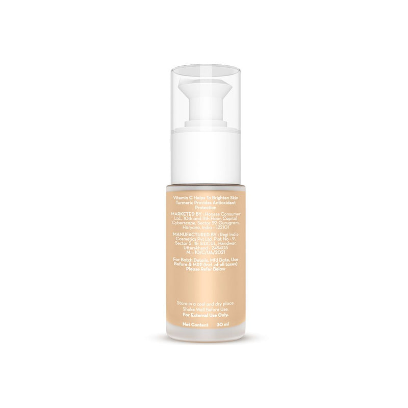 Hydra-Glow Full Coverage Foundation With Vitamin C & Turmeric - 30 ml | Beige Glow