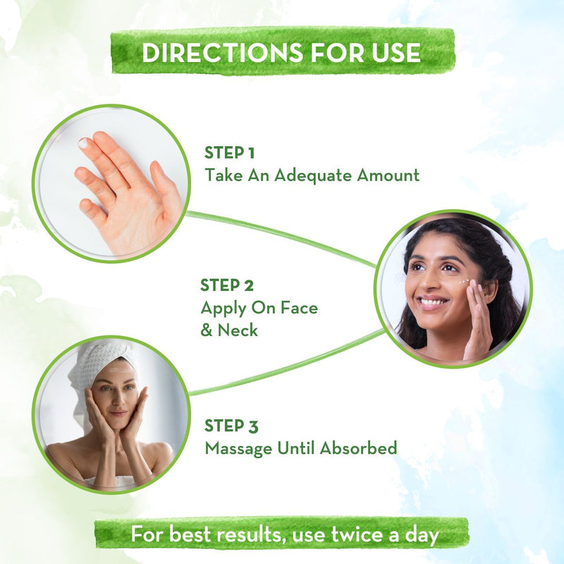 Anti-Pollution Daily Face Cream, for Dry and Oily Skin, with Turmeric and Pollustop For a Bright Glowing Skin  - 80ml