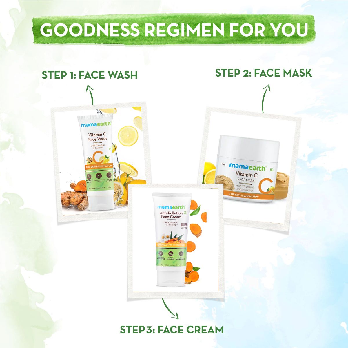 Anti-Pollution Daily Face Cream, for Dry and Oily Skin, with Turmeric and Pollustop For a Bright Glowing Skin  - 80ml