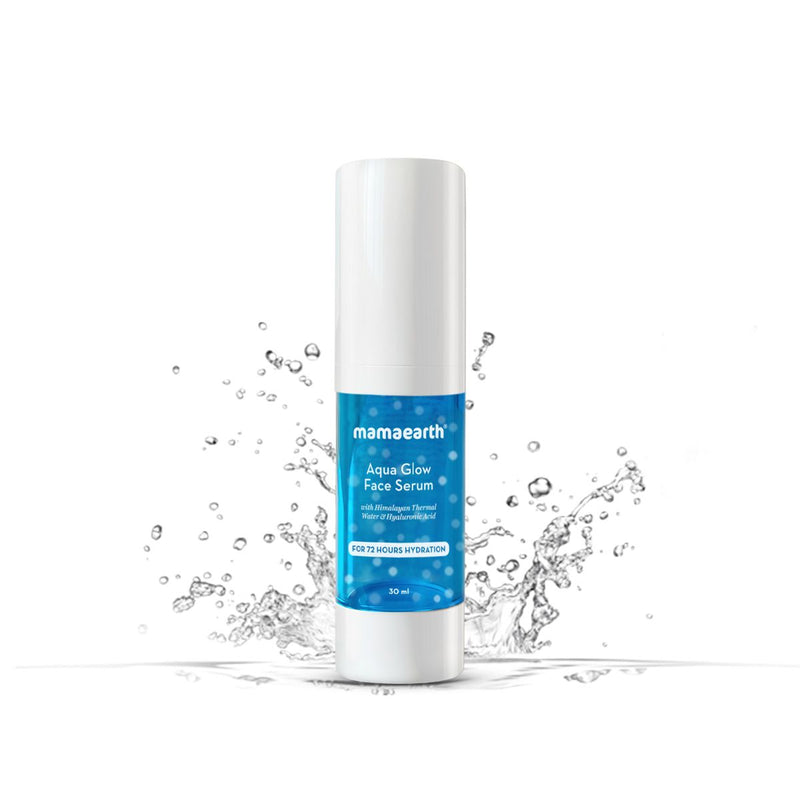 Aqua Glow Face Serum with Himalayan Thermal Water and Hyaluronic Acid - 30 ml