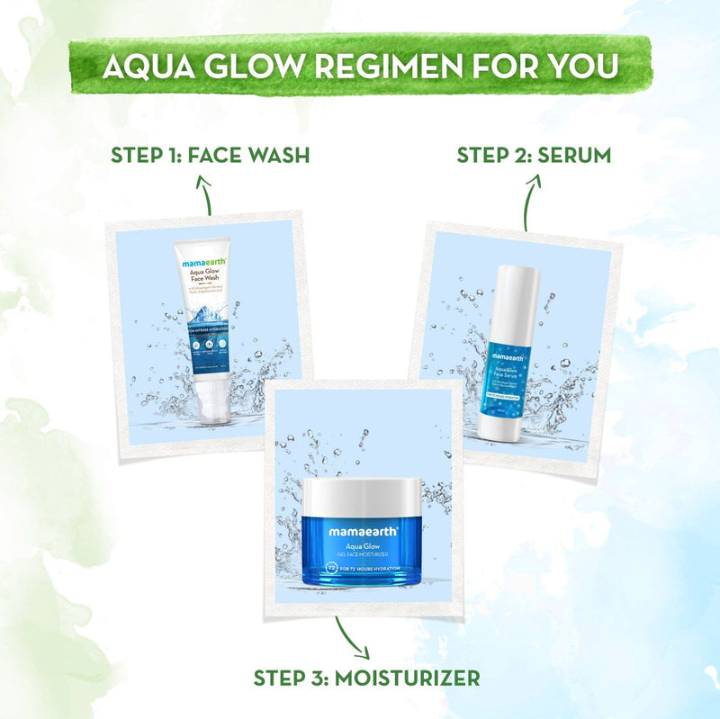 Aqua Glow Face Serum with Himalayan Thermal Water and Hyaluronic Acid - 30 ml