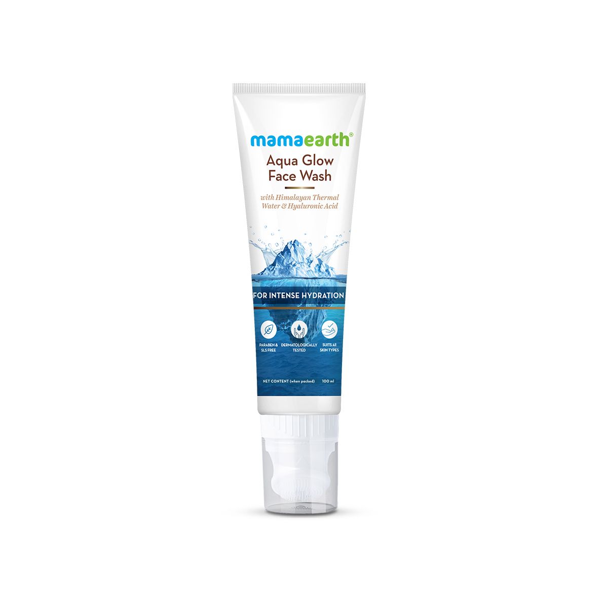 Aqua Glow Face Wash With Himalayan Thermal Water and Hyaluronic Acid for Intense Hydration - 100ml