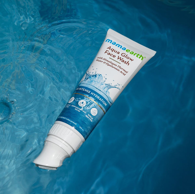 Aqua Glow Face Wash With Himalayan Thermal Water and Hyaluronic Acid for Intense Hydration - 100ml