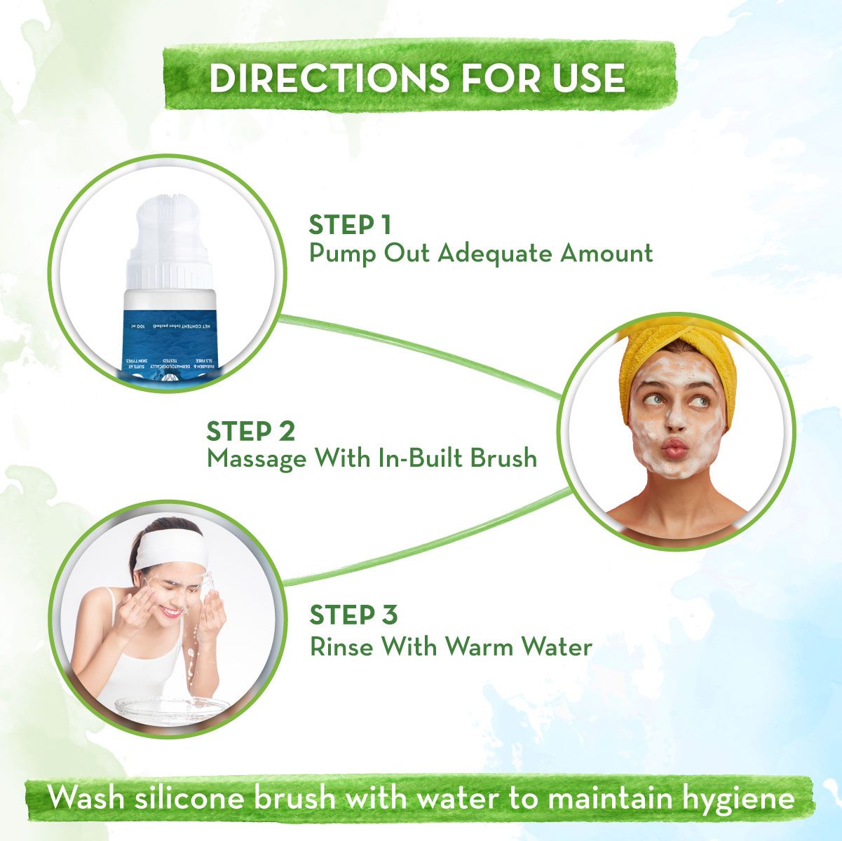 Aqua Glow Face Wash With Himalayan Thermal Water and Hyaluronic Acid for Intense Hydration - 100ml