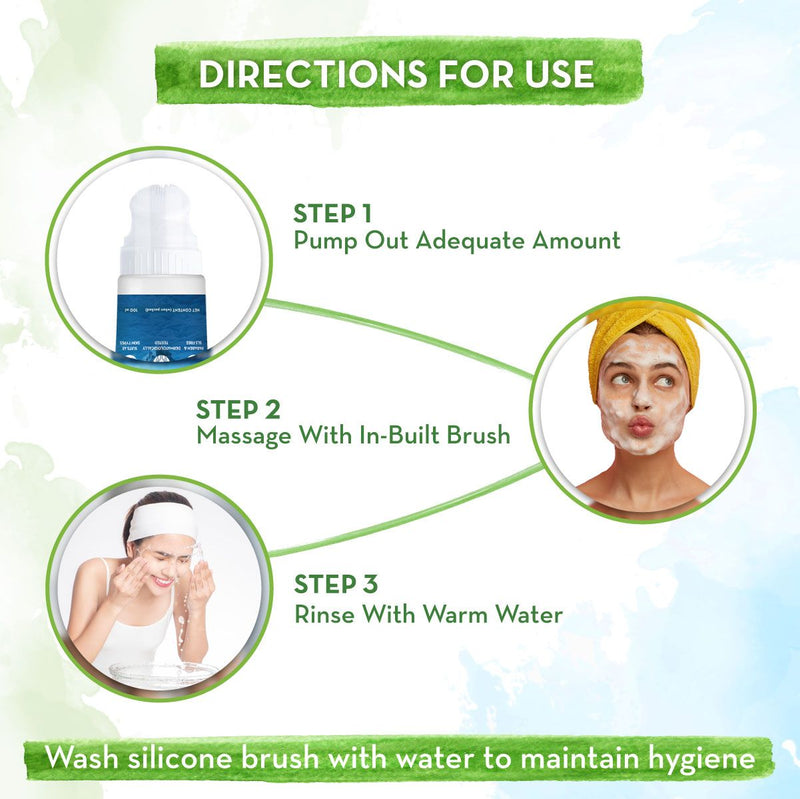 Aqua Glow Face Wash With Himalayan Thermal Water and Hyaluronic Acid for Intense Hydration - 100ml
