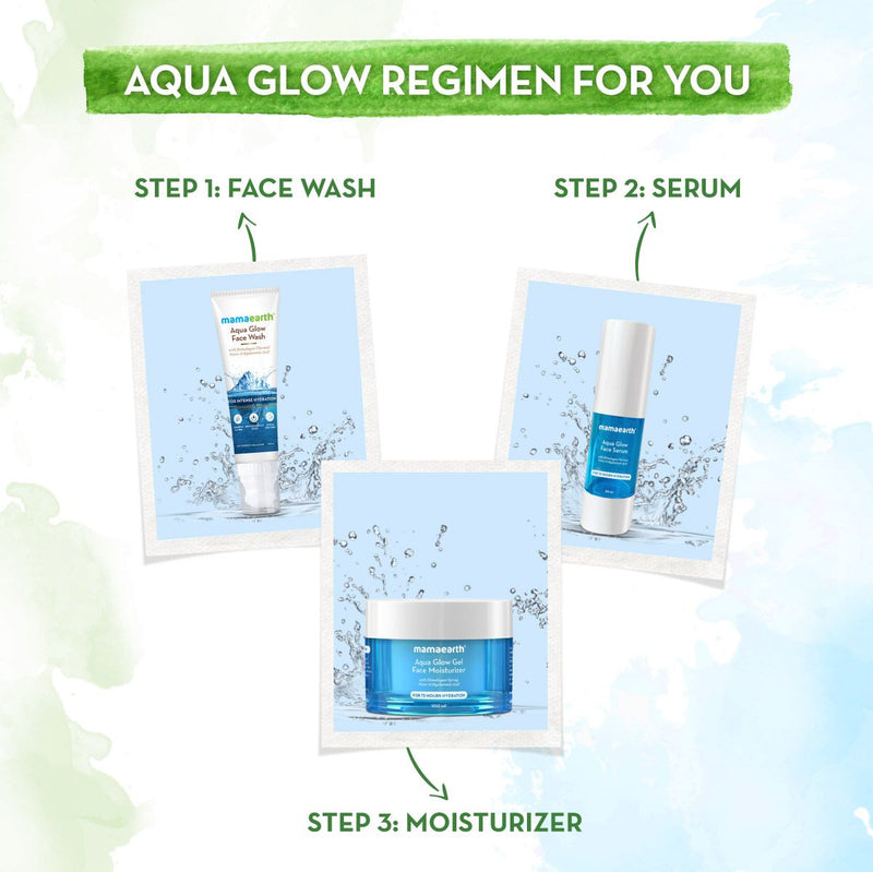 Aqua Glow Face Wash With Himalayan Thermal Water and Hyaluronic Acid for Intense Hydration - 100ml