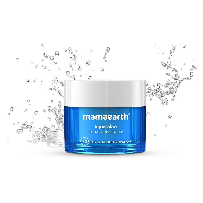 Aqua Glow Gel Face Moisturizer With Himalayan Thermal Water and Hyaluronic Acid for 72 Hours Hydration - 100ml