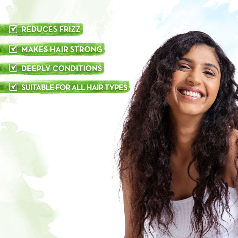 Argan Hair Mask with Argan, Avocado Oil, and Milk Protein for Frizz-free and Stronger Hair-200ml