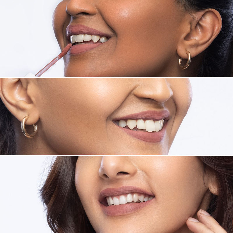 Naturally Matte Liquid Lipstick - 3 ml | Caramel Nude