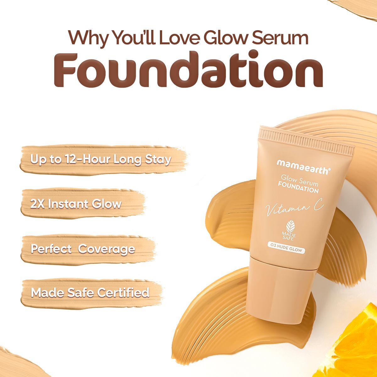 Glow Serum Foundation Mini Tube - Ivory Glow - 18ml