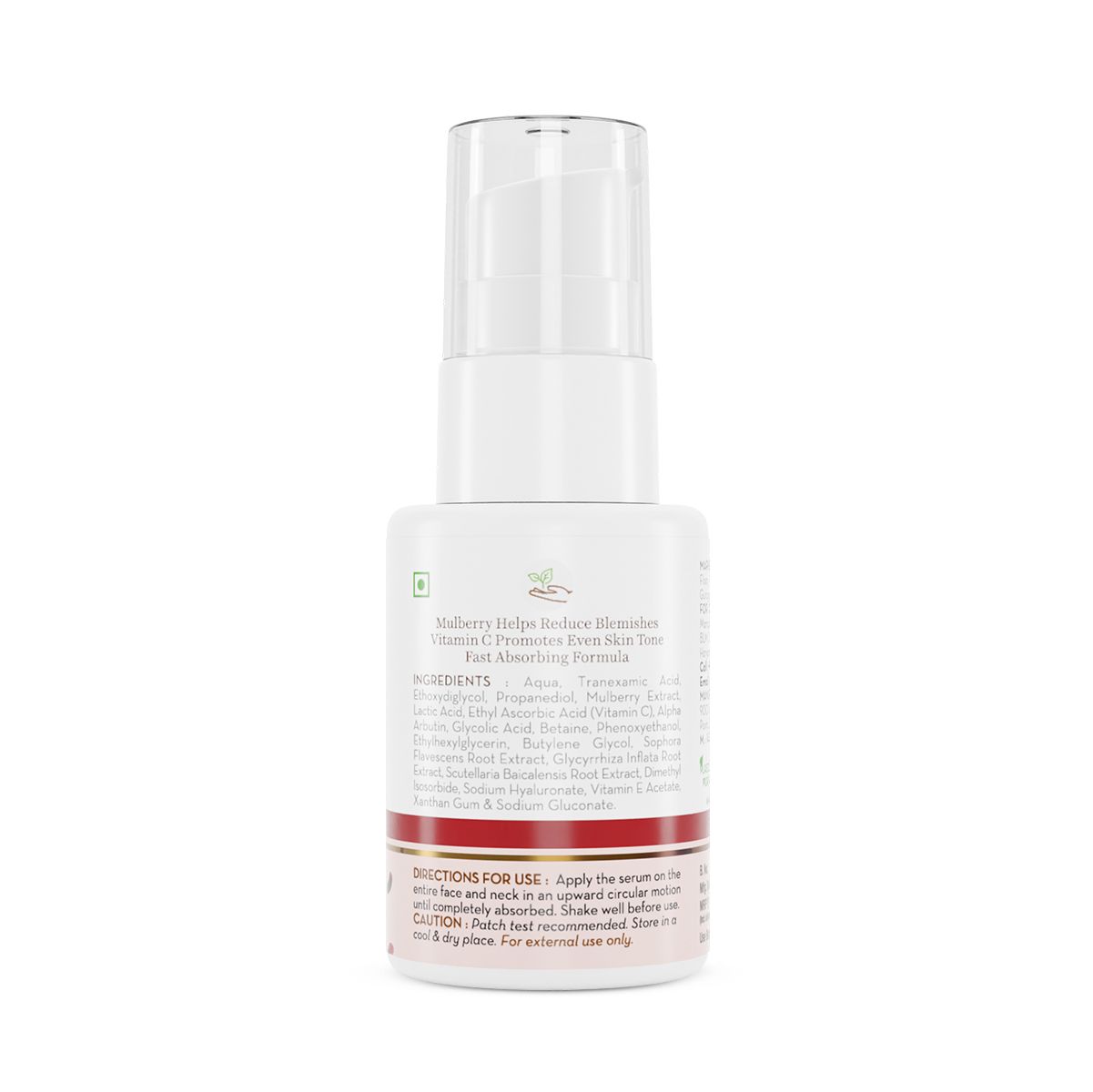 Bye Bye Blemishes* Face Serum with Mulberry and Vitamin C for Even Skin Tone - 30ml