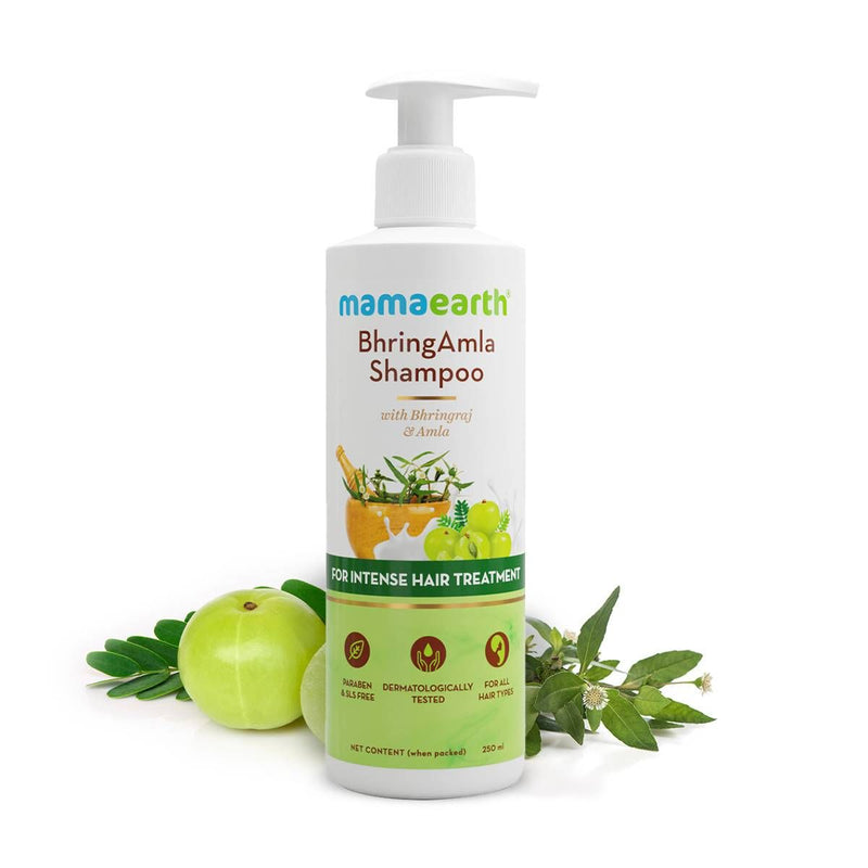 BhringAmla Shampoo with Bhringraj and Amla for Intense Hair Treatment - 250 ml