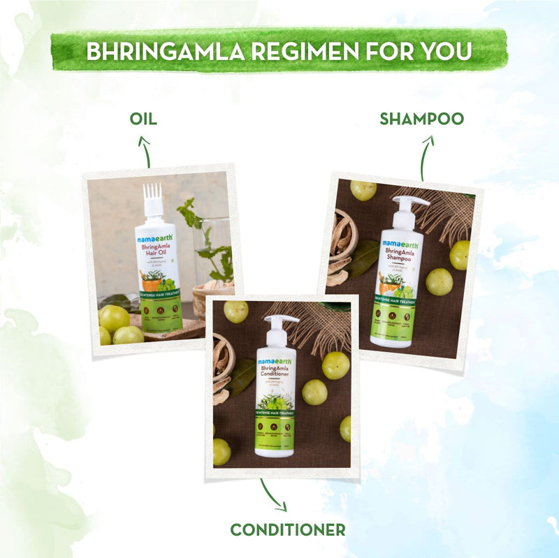 BhringAmla Conditioner with Bhringraj and Amla for Intense Hair Treatment - 250ml