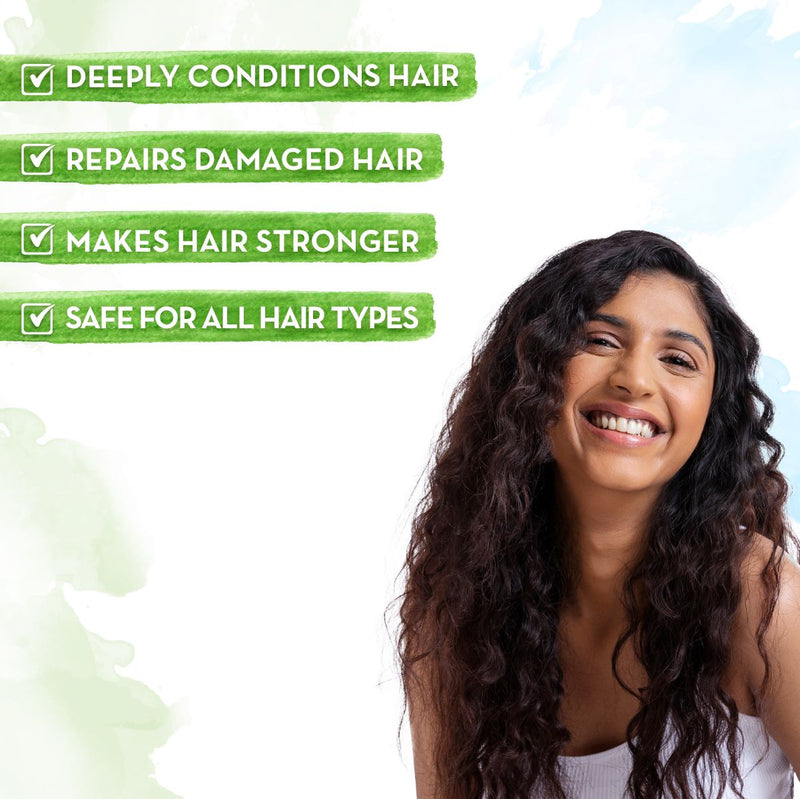 BhringAmla Hair Mask with Bhringraj and Amla for Intense Hair Treatment - 200 g