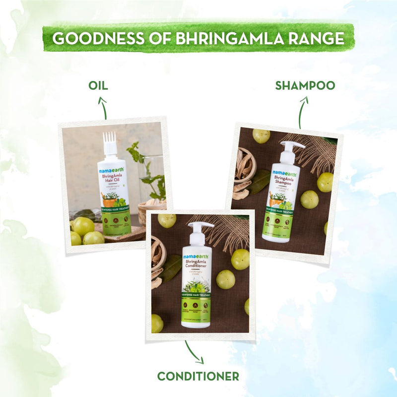BhringAmla Hair Mask with Bhringraj and Amla for Intense Hair Treatment - 200 g