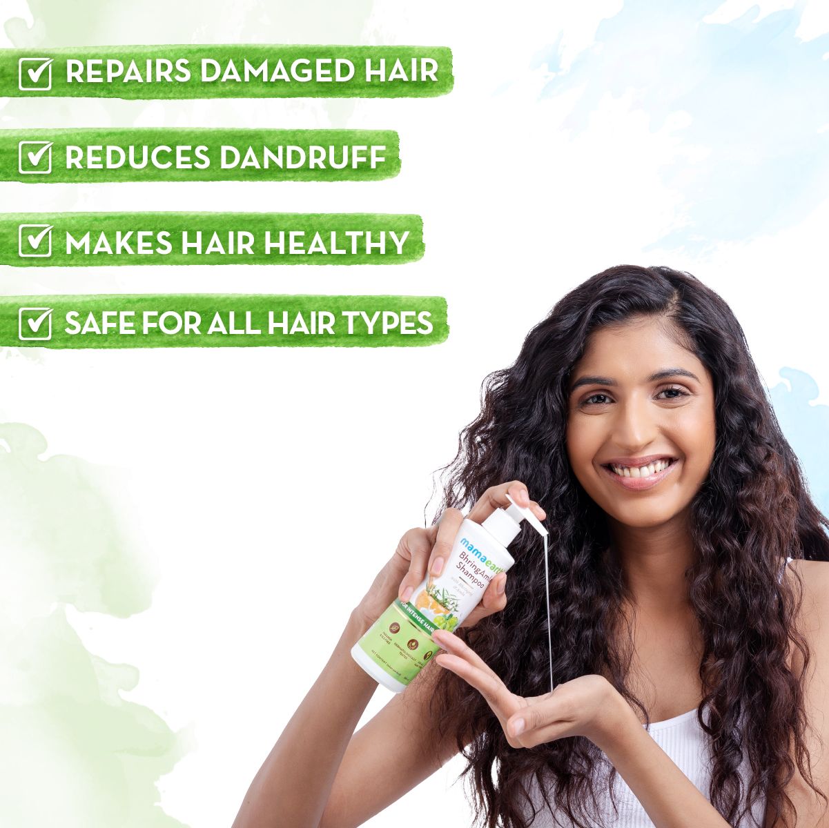 BhringAmla Shampoo with Bhringraj and Amla for Intense Hair Treatment - 250 ml