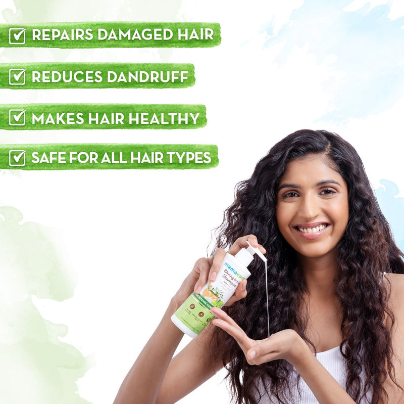 BhringAmla Shampoo with Bhringraj and Amla for Intense Hair Treatment - 250 ml