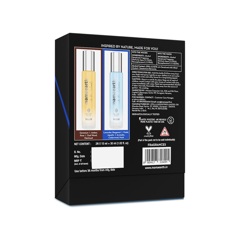 Mamaearth Perfume Gift Set for Men- Set of 2